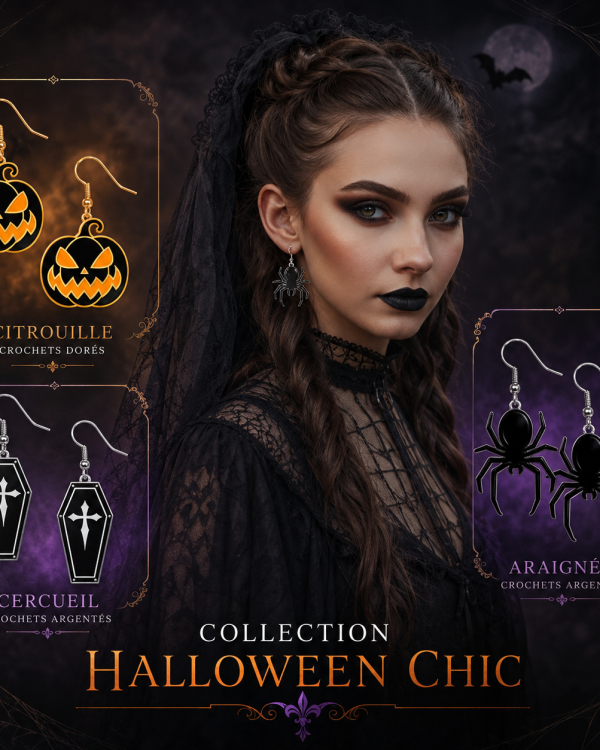 Boucle d'Oreilles Halloween