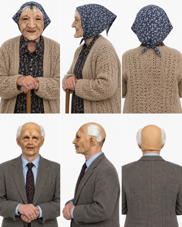 Masque Vieux/Vieille